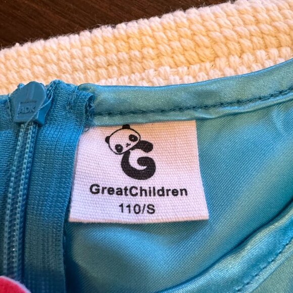 Trolls World Tour Poppy Deluxe Child Costume Disguise Dress and Wig Small 4-6X - Picture 3 of 4